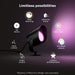 Philips Hue White and Color Ambiance Lily XL - Spot light - LED - 15 W (equivalent 80 W) - 16 million colours - 2000-6500 K - black