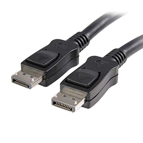 Best Value STARTECH.COM 0.5M Short Displayport 1.2 Cable with Latches M/M - Displayport 4K with Hbr2 Support - High Resolution Dp to Dp Cable