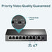 9 Port Desktop Switch 8 Port Poe Plus