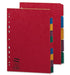 Best Value Europa Subject Dividers 300 micron Europunched Extra Wide 10-Part A4 Assorted Ref 3108Z (Single)