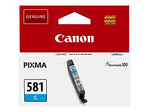 Canon CLI-581C - 5.6 ml - cyan - original - ink tank - for PIXMA TS6251, TS6350, TS6351, TS8251, TS8252, TS8350, TS8351, TS8352, TS9550, TS9551