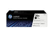 HP 36A - CB436AD - 2 x Black - Toner cartridge - For LaserJet M1120 MFP, M1120n MFP, M1522n MFP, M1522nf MFP, P1505, P1505n