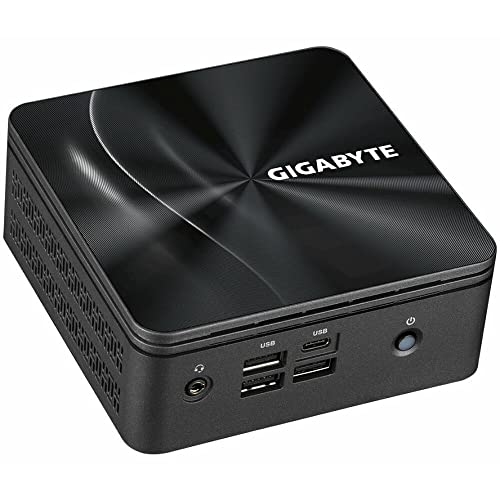 Gigabyte BRIX s GB-BRR7H-4800 (rev. 1.0) - Barebone - Ultra Compact PC Kit - 1 x Ryzen 7 4800U / 1.8 GHz - RAM 0 GB - Radeon Graphics - 2.5 GigE, Bluetooth 5.2 - WLAN: 802.11a/b/g/n/ac/ax, Bluetooth 5.2