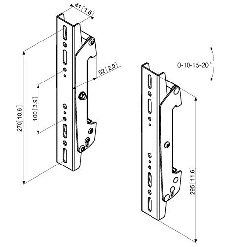 PFS 3204, Interface display strips  - flat, 400mm, 160kg