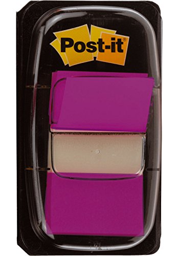 Best Value Post-it 680-8 Index Medium Plastic Dispenser - Purple (Pack of 50)