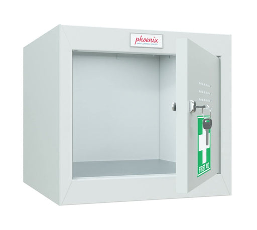 Phoenix MC Series Size 1 Cube Locker in Light Grey with Key Lock MC0344GGK