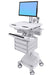 Ergotron StyleView Cart with LCD Pivot, SLA Powered, 3 Drawers - Cart - for LCD display / PC equipment (open architecture) - lockable - aluminium, zinc-plated steel, high-grade plastic - screen size: up to 24" - 66 Ah - Lead Acid