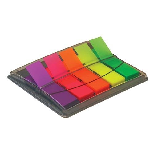 Best Value Pop up Index Flags, 45 x 12, Assorted Colours - (1421751)