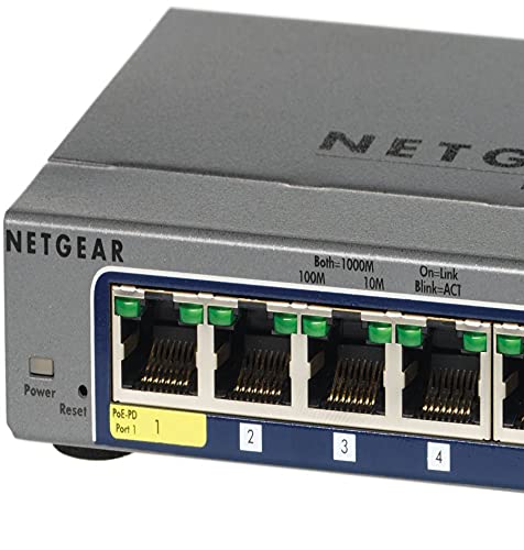 ProSAFE 8-Port Gigabit Smart Switch