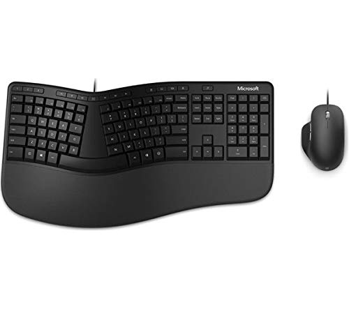 Microsoft Ergonomic Desktop - Keyboard and mouse set - USB - UK - black