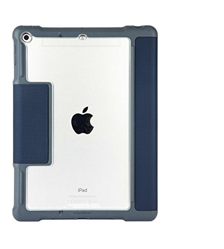 STM Dux Plus 9.7 Inch Apple iPad 5th 6th Generation Tablet Case Midnight Blue PU Polycarbonate TPU Magnetic Closure Shock Resistant Scratch Resistant