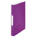Best Value Leitz WOW 2-O Ringbinder A4 PP 25mm Purple PK10