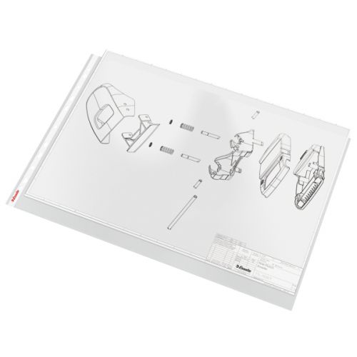 Best Value Esselte Pocket A3Landscape TopOpen Clear 75micron47182(PK10)