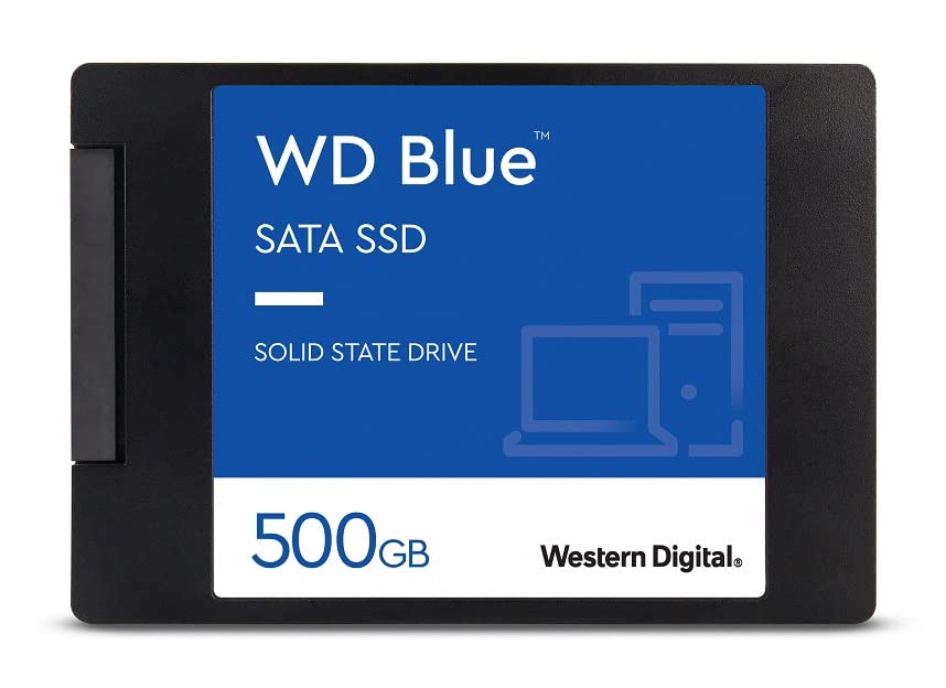 WD Blue PC SSD WDBNCE5000PNC - Solid state drive - 500 GB - internal - 2.5" - SATA 6Gb/s