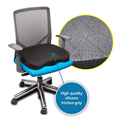 Kensington Ergonomic Memory Foam Seat Cushion - Seat rest - black