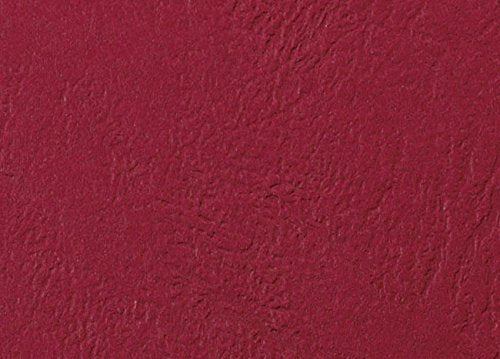 Best Value GBC Antelope Binding Covers Leather-look Plain A4 Red Ref CE040030 [Pack of 100]