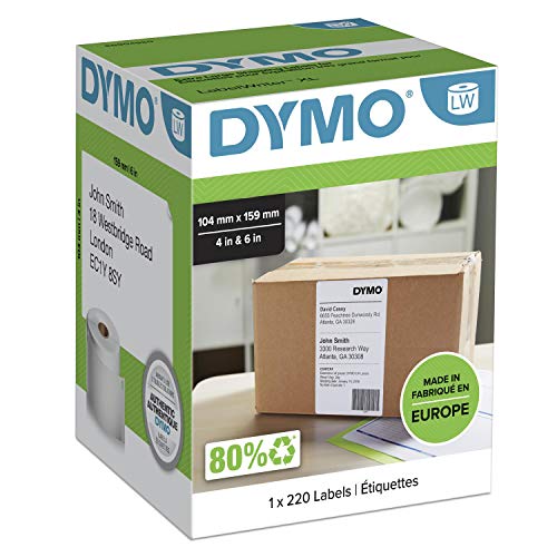 Shipping labels - 104 x 159 mm - 220 label(s) ( 1 roll(s) x 220 ) - for DYMO LabelWriter - S0904980
