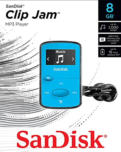SanDisk Clip Jam - Digital player - 8 GB - blue