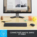 Logitech Slim Wireless Combo MK470 - Keyboard and mouse set - wireless - 2.4 GHz - French - graphite