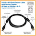 Tripp Lite USB 2.0 A to B Cable with Ferrite Chokes 6ft