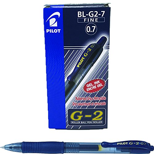 Best Value Pilot G207 Retractable Gel Rollerball 0.7 mm Tip (Box of 12) - Blue Black
