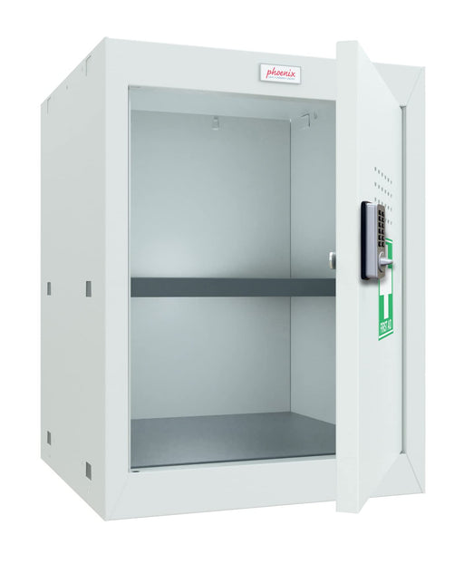 Phoenix MC Series Size 2 Cube Locker in Light Grey with Electronic Lock MC0544GGE