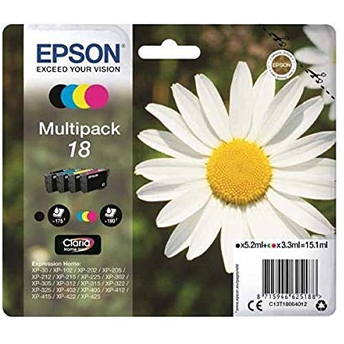 Epson 405 Multipack - 4-pack - black, yellow, cyan, magenta - original - blister with RF/acoustic alarm - ink cartridge - for WorkForce WF-7830, 7835, 7840, WorkForce Pro WF-3820, 3825, 4820, 4825, 4830