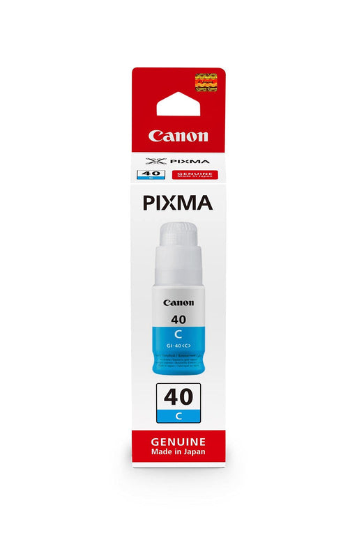Canon GI 40 C - Cyan - original - ink refill - for PIXMA G5040, G6040, G7040, GM2040, GM4040