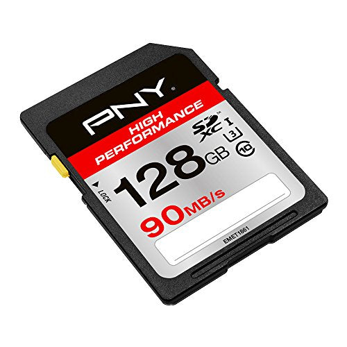 PNY High Performance - Flash memory card - 128 GB - UHS Class 3 / Class10 - SDXC UHS-I