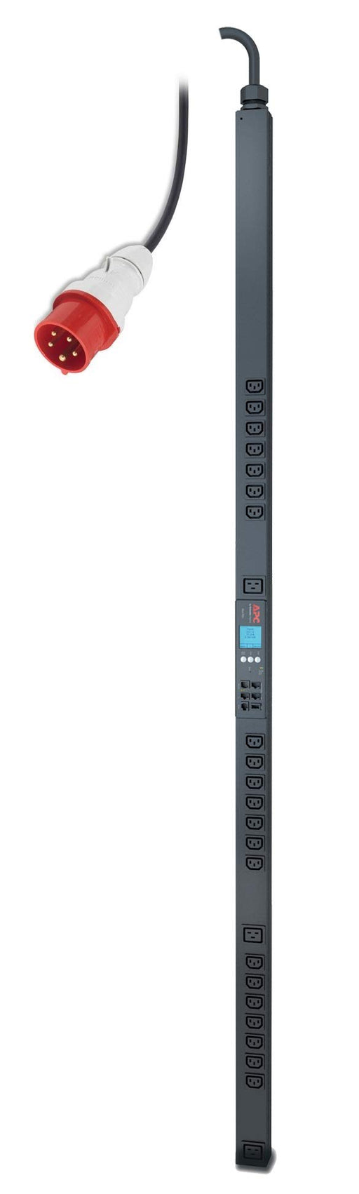 APC Metered-by-Outlet Rack PDU 2G - Power distribution unit (rack-mountable) - AC 400 V - 3-phase - RS-232 - output connectors: 24 - 0U - black - for P/N: SMX1000C, SMX1500RM2UC, SMX1500RM2UCNC, SMX750C, SMX750CNC, SRT5KRMXLW-TW