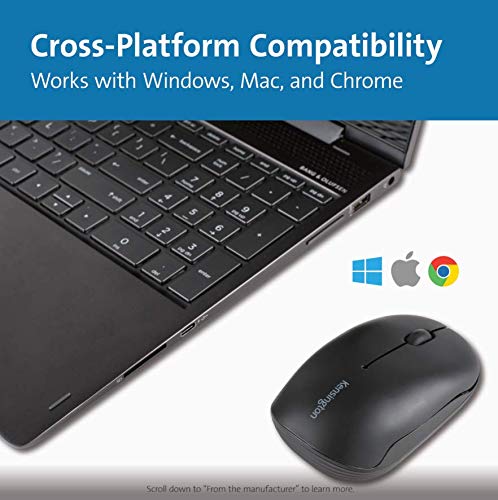 Kensington Pro Fit Compact - Mouse - right and left-handed - 3 buttons - wireless - Bluetooth 3.0, Bluetooth 5.0 - TAA Compliant