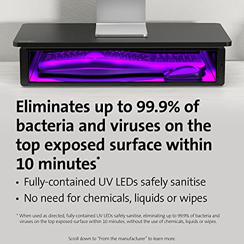 Kensington UVStand Monitor Stand Black K55100WW