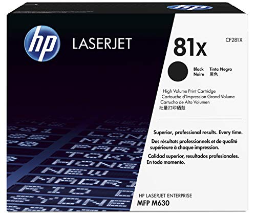 Best Value HP CF281X 81X High Yield Original LaserJet Toner Cartridge, Black, Pack of 1