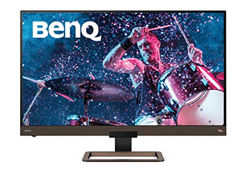 BenQ EW3280U - LED monitor - 32" - 3840 x 2160 4K UHD (2160p) @ 60 Hz - IPS - 400 cd/m - 1000:1 - 5 ms - 2xHDMI, DisplayPort, USB-C - speakers with subwoofer - black, metallic brown