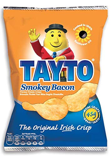 Tayto Smokey Bacon Crisps 45G Pk50