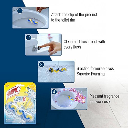 Toilet Block Harpic Active Fresh Sparkling Citrus