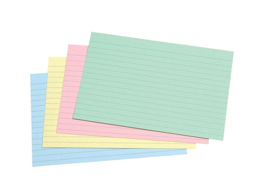 Best Value Concord 39421CC Record Card Smooth 152x102mm Assorted Ref 16199 [Pack 100]