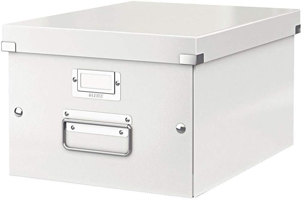 Best Value Leitz A4 Storage Box, Click & Store Range, 60440001, White