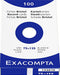 Best Value Exacompta Bristol Plain Board for Printing, 75 x 125 mm - White, Pack of 100