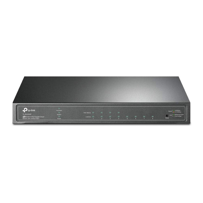 TP-Link TP Link JetStream 8 Port Gigabit Smart Switch with 4 PoE Plus Ports