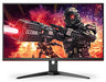 AOC Gaming U28G2AE/BK - LED monitor - 28" - 3840 x 2160 4K @ 60 Hz - IPS - 300 cd/m - 1000:1 - 1 ms - HDMI, DisplayPort - speakers - black, red