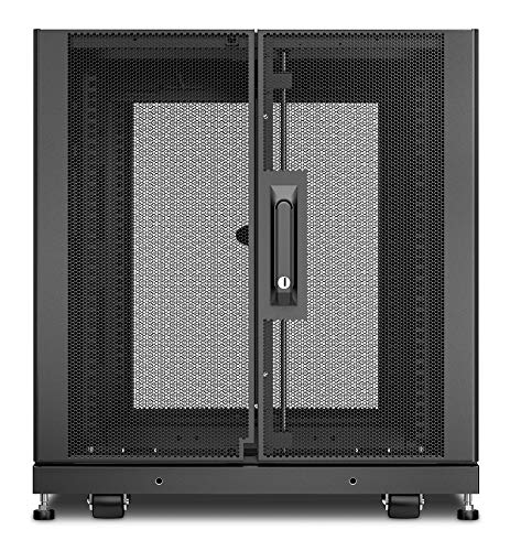 APC NetShelter SX - Rack cabinet - black - 12U - 19" - for P/N: SURT48RMXLBP