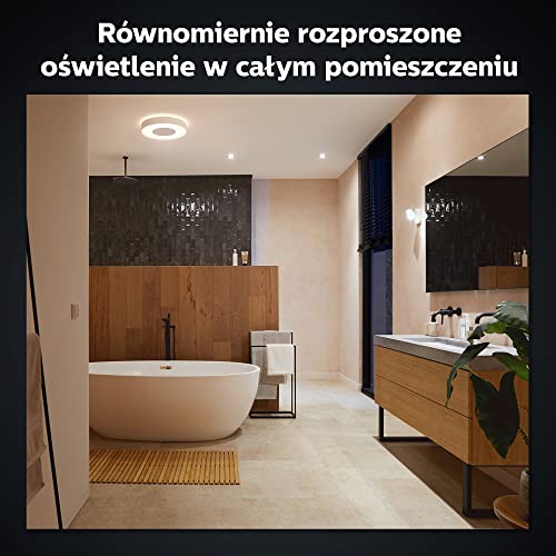 Philips Hue White and Color Ambiance Xamento M - Ceiling lamp - LED - 33.5 W - class G - warm to cool white light - 2000-6500 K - white