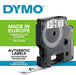 Best Value Dymo Authentic D1 Labels, Black Print on White Tape, 12mm x 7m, Self-Adhesive Labels for LabelManager & MobileLabeler Label Printers