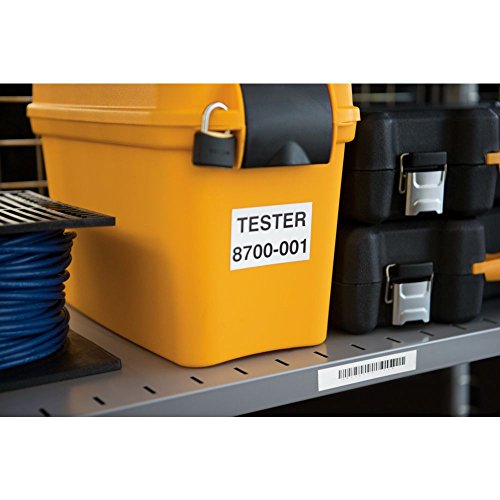 DYMO XTL All-Purpose - Vinyl - permanent adhesive - black on white - Roll (1.2 cm x 7 m) 1 roll(s) tape