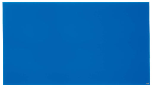 Best Value Nobo Glass Whiteboard, Magnetic, 1883 x 1053 mm, Includes Marker, Magnets and Fitting Kit, Blue, 1905190