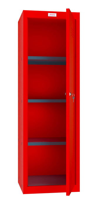 Phoenix CL Series Size 4 Cube Locker in Red with Key Lock CL1244RRK