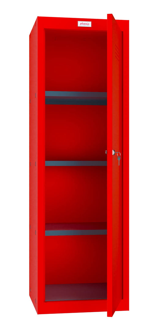 Phoenix CL Series Size 4 Cube Locker in Red with Key Lock CL1244RRK