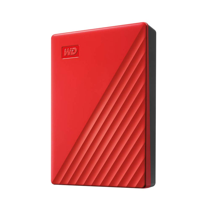 Best Value WD 4TB My Passport Portable Hard Drive with Password Protection and Auto Backup Software - Red