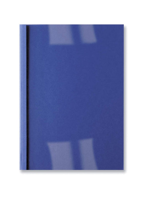 Best Value GBC LeatherGrain Thermal Binding Covers, 6 mm, 50 Sheet Capacity, A4, Royal Blue, Pack of 100, IB451034